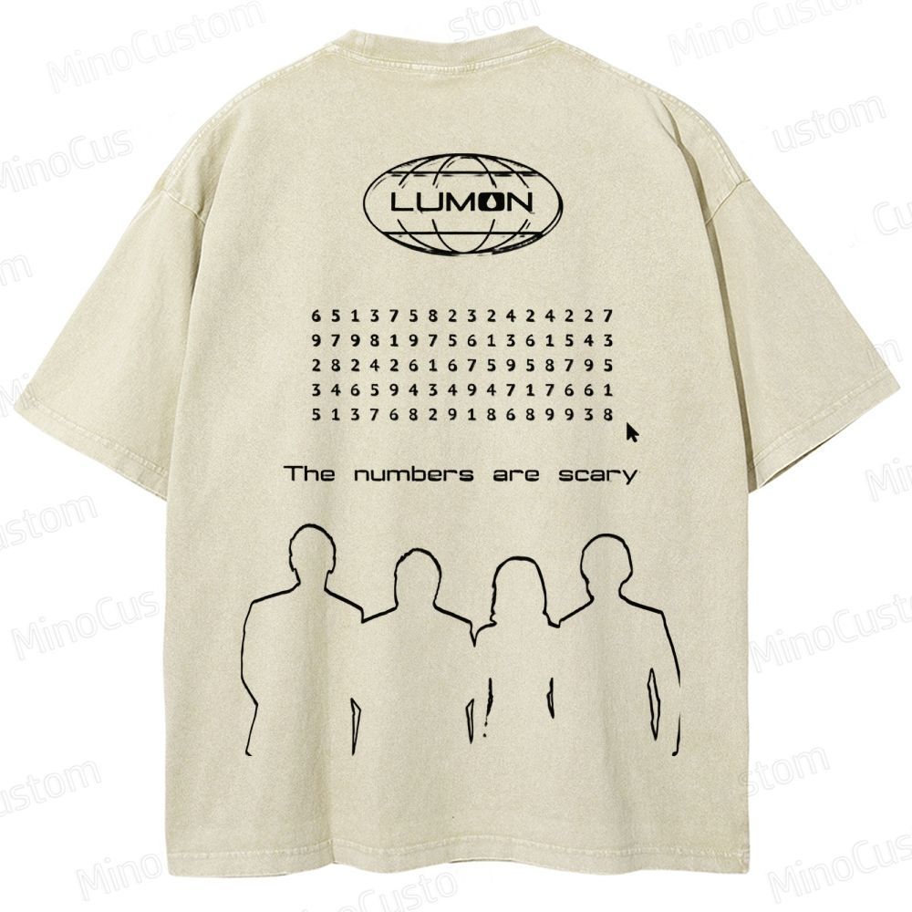 Lumon Corporation Grid Washed T-Shirt 