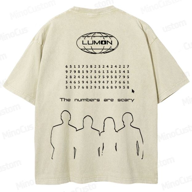 Lumon Corporation Grid Washed T-Shirt 