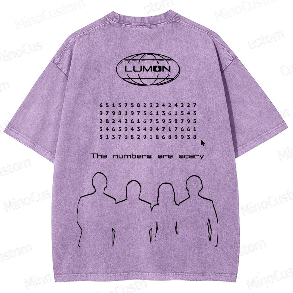 Lumon Corporation Grid Washed T-Shirt 