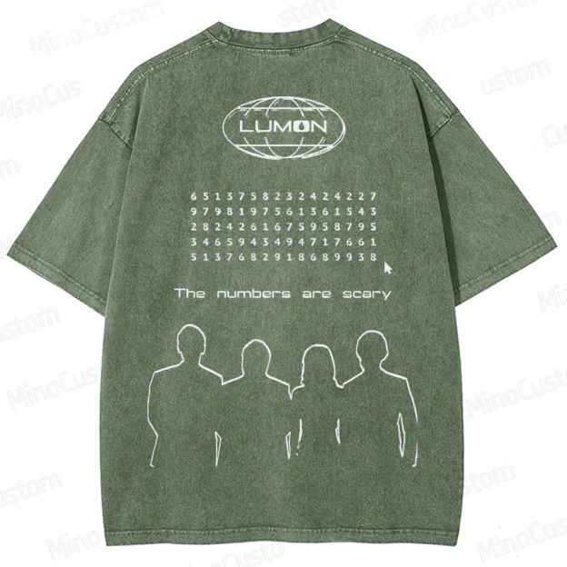 Lumon Corporation Grid Washed T-Shirt 