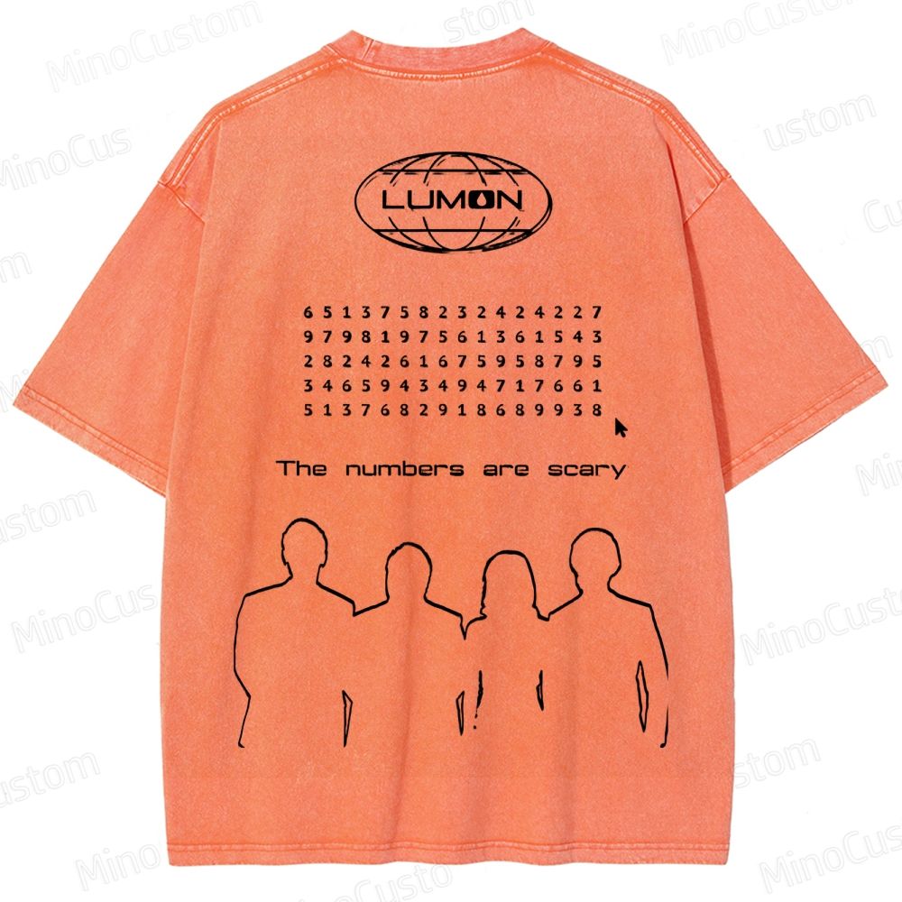 Lumon Corporation Grid Washed T-Shirt 