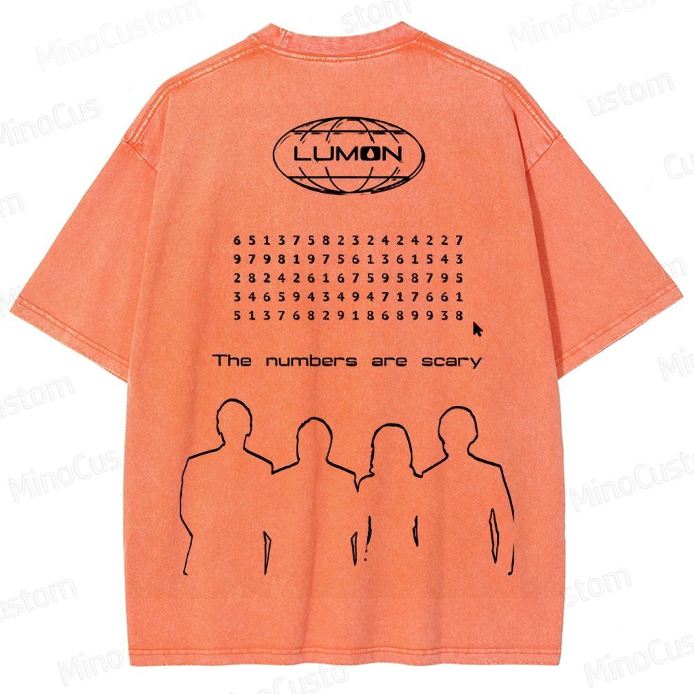 Lumon Corporation Grid Washed T-Shirt 