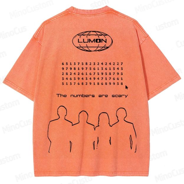Lumon Corporation Grid Washed T-Shirt 