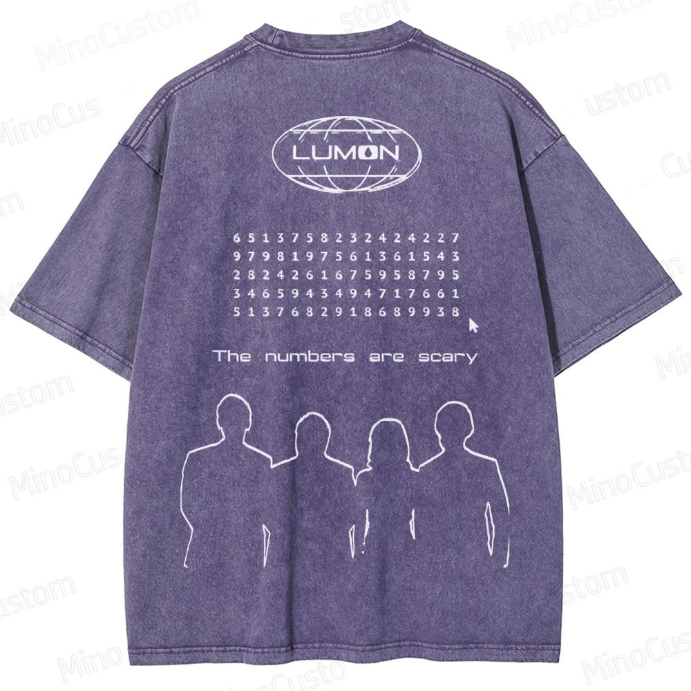Lumon Corporation Grid Washed T-Shirt 