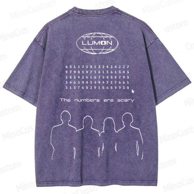 Lumon Corporation Grid Washed T-Shirt 
