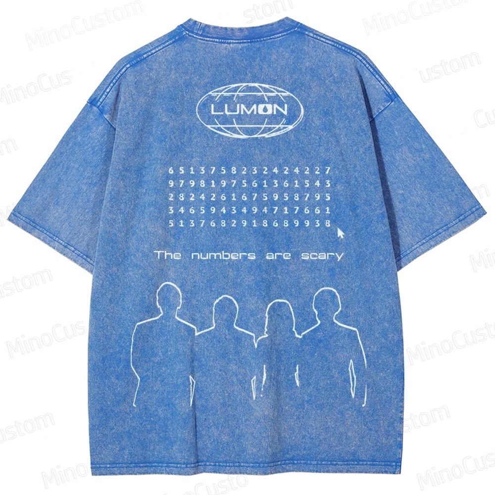 Lumon Corporation Grid Washed T-Shirt 