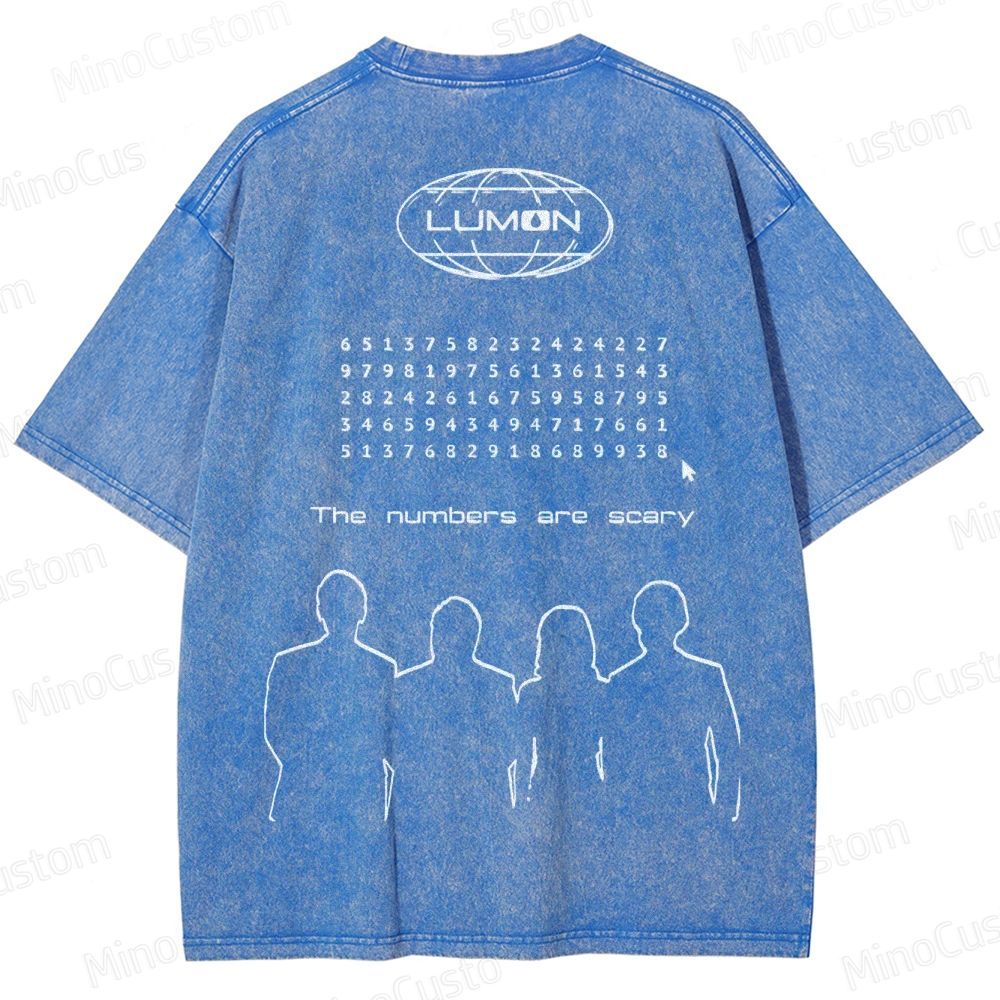 Lumon Corporation Grid Washed T-Shirt 