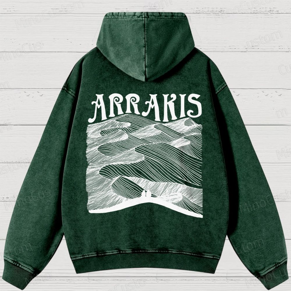 Dune Arrakis Vintage Washed Hoodie