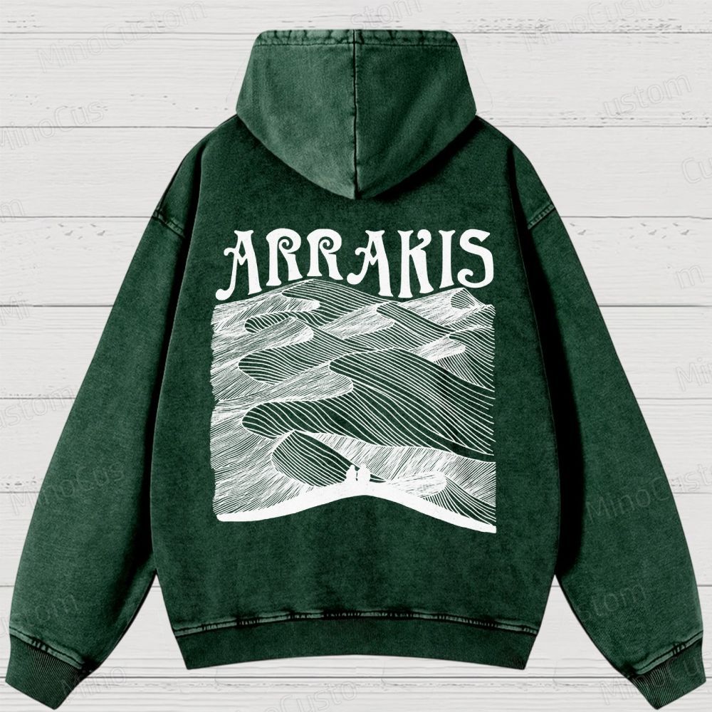 Dune Arrakis Vintage Washed Hoodie