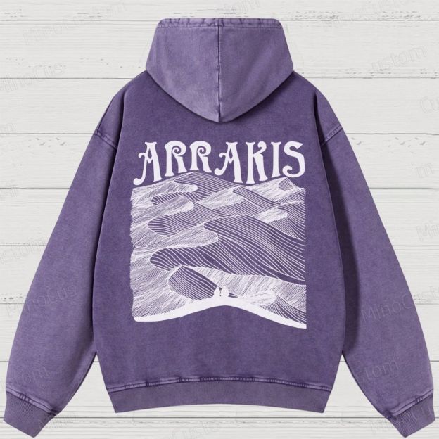 Dune Arrakis Vintage Washed Hoodie