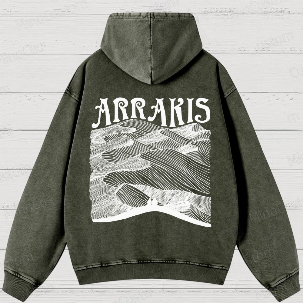 Dune Arrakis Vintage Washed Hoodie