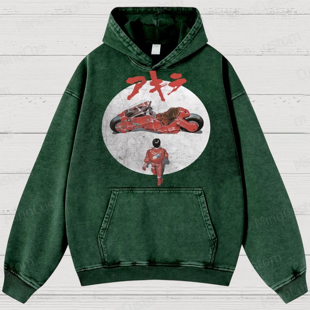 Akira Movie  Washed Hoodies 