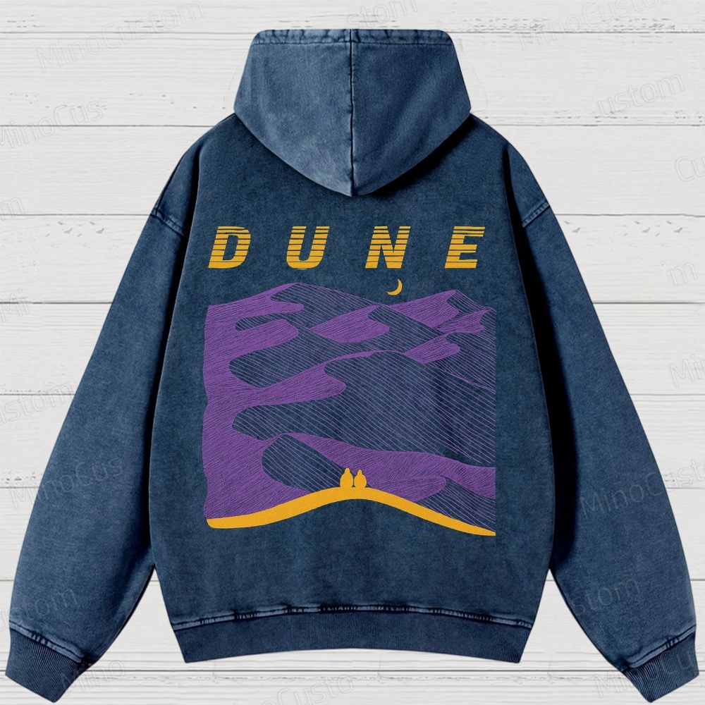 Sands Of Synchronicity -Washed Hoodies 