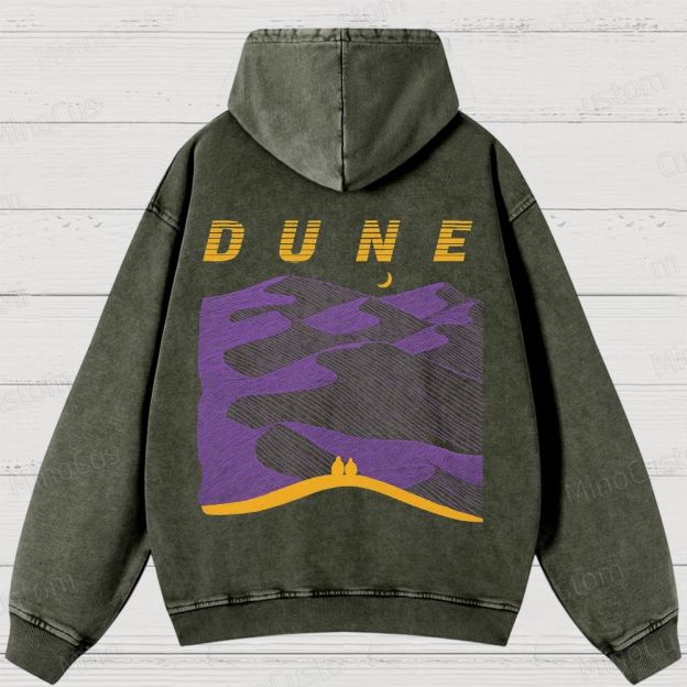 Sands Of Synchronicity -Washed Hoodies 