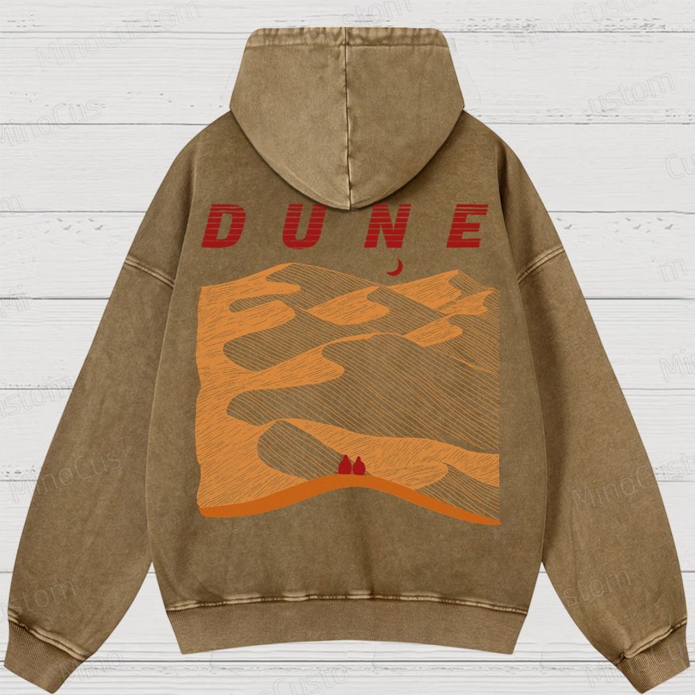 Sands Of Synchronicity -Washed Hoodies 