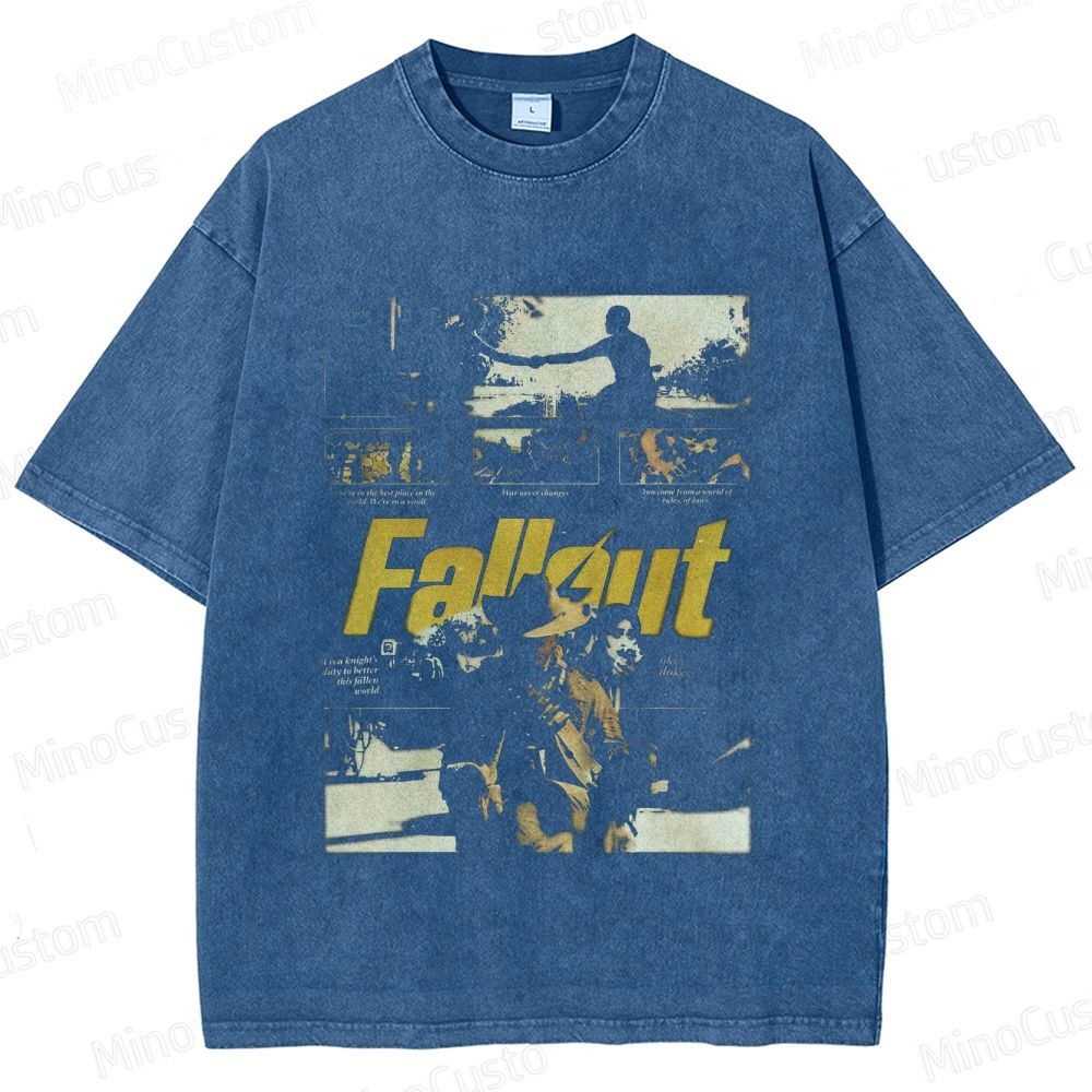 Fallout Vintage Washed Graphic T - Shirt