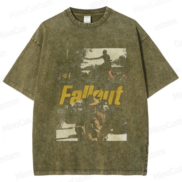 Fallout Vintage Washed Graphic T - Shirt