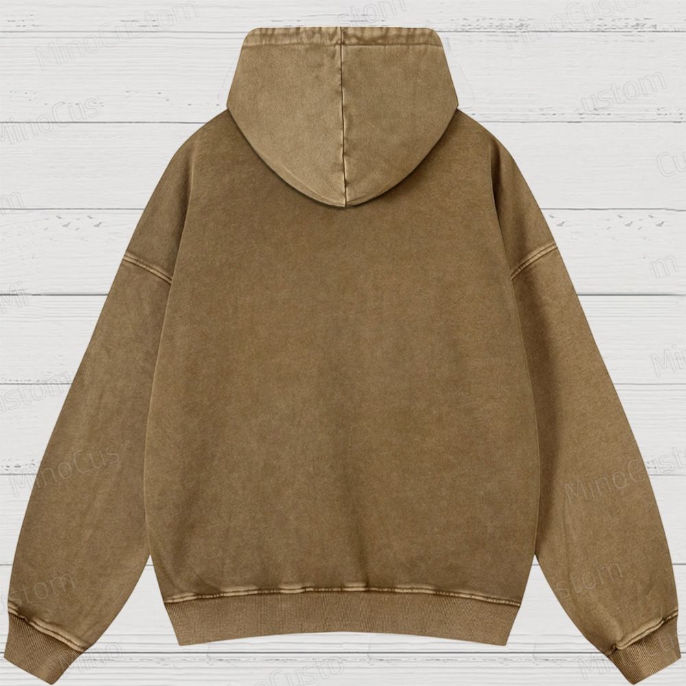 Vintage Washed Stranger Things Graphic Sci - Fi Horror Hoodie