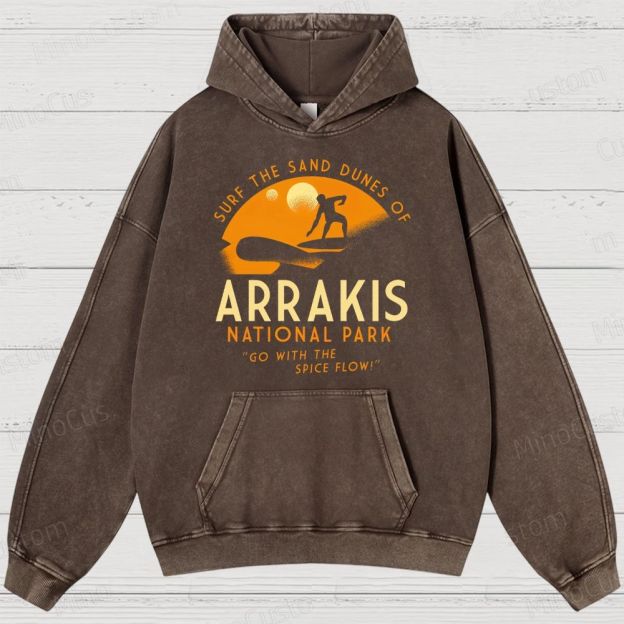 Arrakis National Park Washed Hoodies 