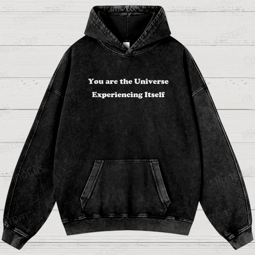 "You Are The Universe" Washed Hoodie