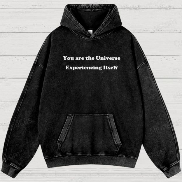 "You Are The Universe" Washed Hoodie