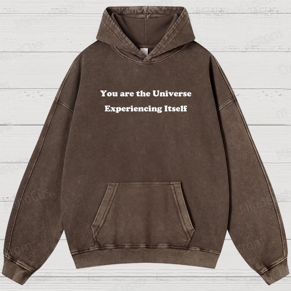 "You Are The Universe" Washed Hoodie