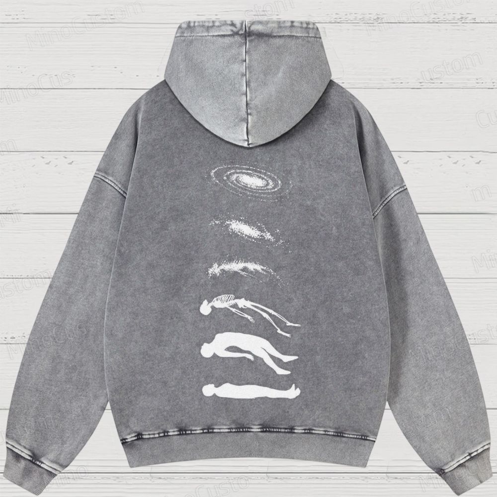 "You Are The Universe" Washed Hoodie