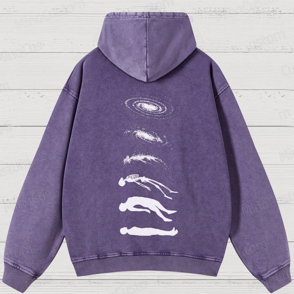 "You Are The Universe" Washed Hoodie