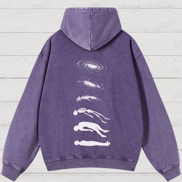 "You Are The Universe" Washed Hoodie