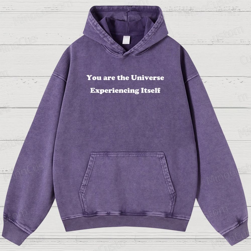 "You Are The Universe" Washed Hoodie