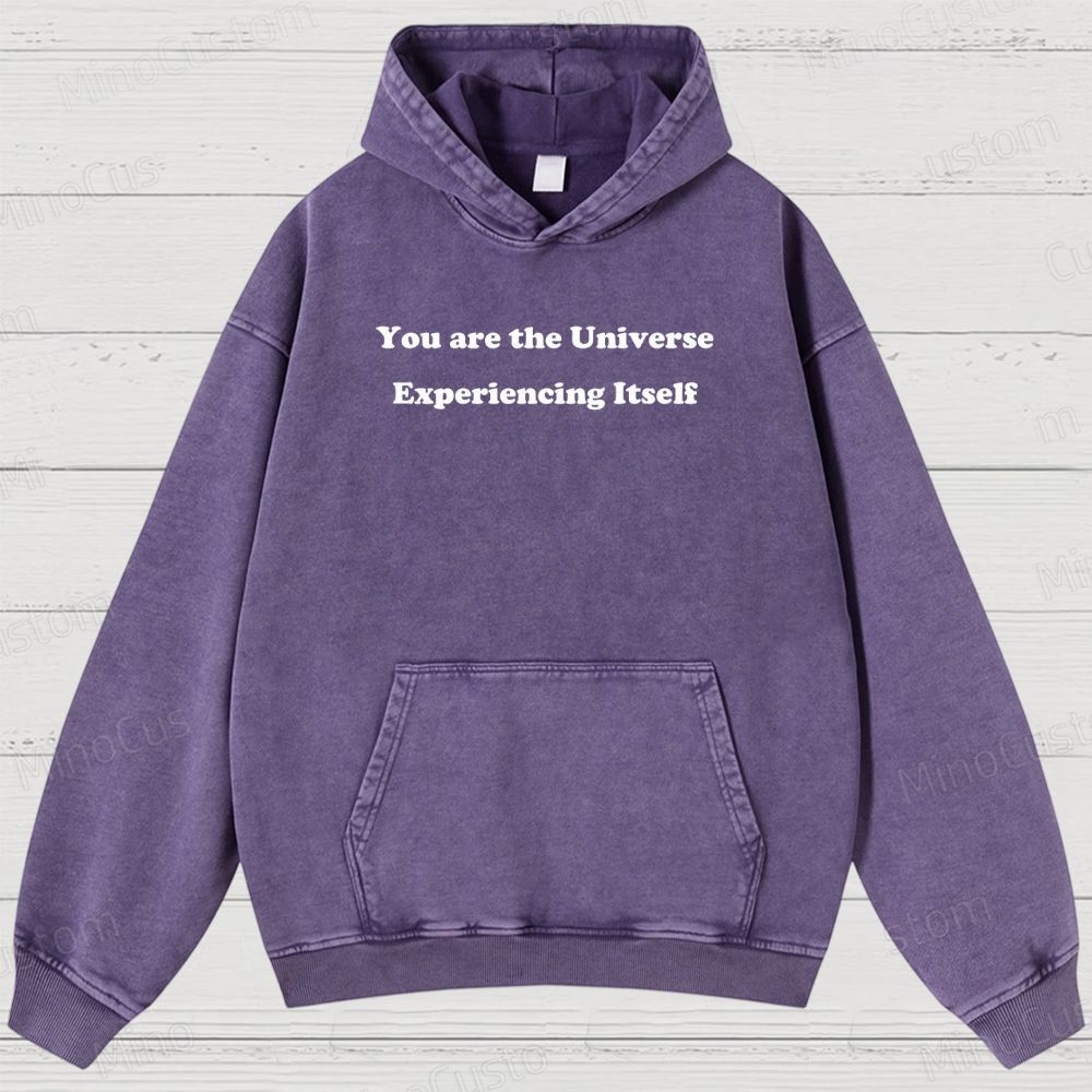 "You Are The Universe" Washed Hoodie