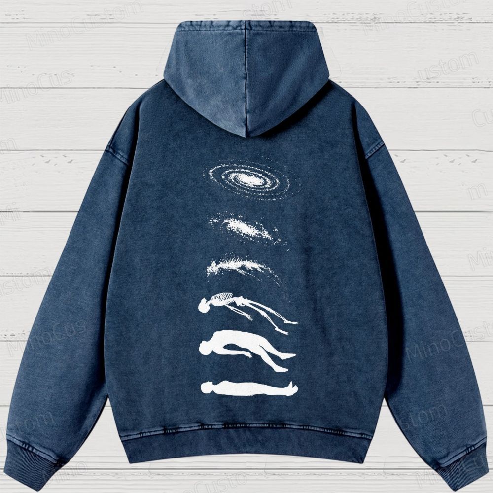 "You Are The Universe" Washed Hoodie