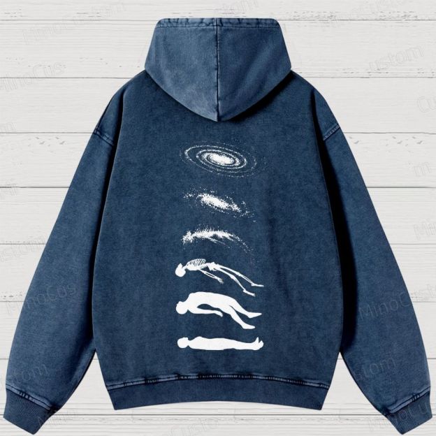 "You Are The Universe" Washed Hoodie