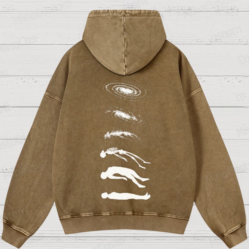 "You Are The Universe" Washed Hoodie