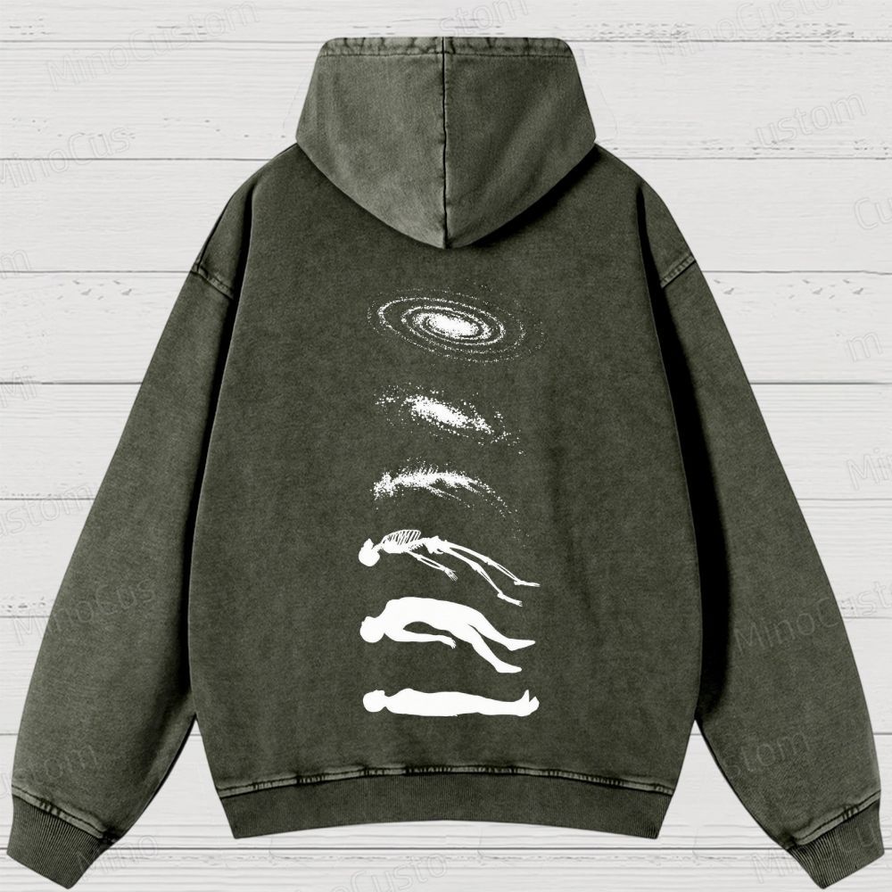 "You Are The Universe" Washed Hoodie