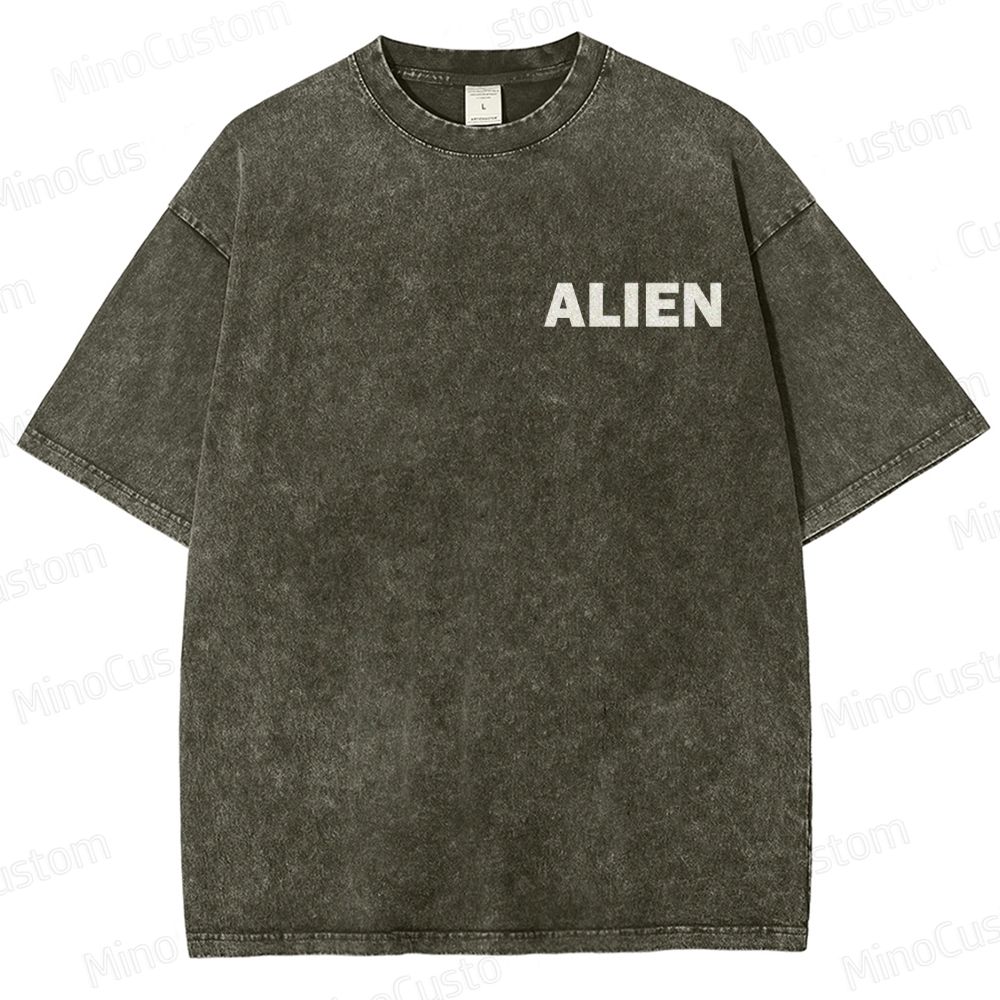 Alien Movie Vintage Washed T - Shirt