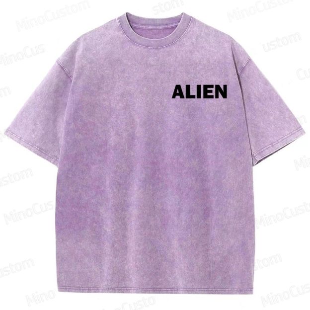 Alien Movie Vintage Washed T - Shirt