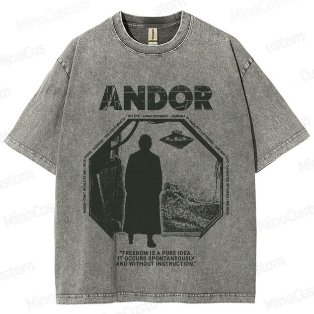 Star Wars Andor Vintage Washed Graphic T - Shirt