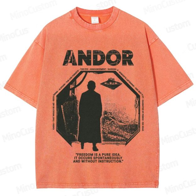 Star Wars Andor Vintage Washed Graphic T - Shirt