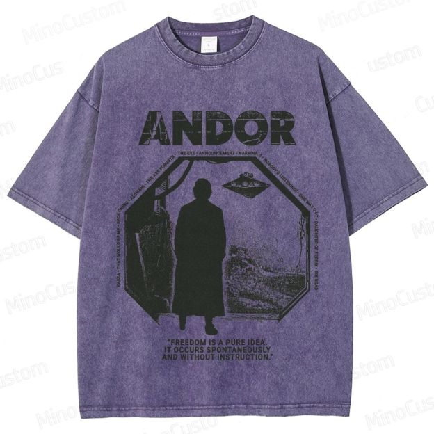 Star Wars Andor Vintage Washed Graphic T - Shirt
