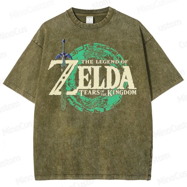 Zelda: Tears of the Kingdom  Washed T-Shirt