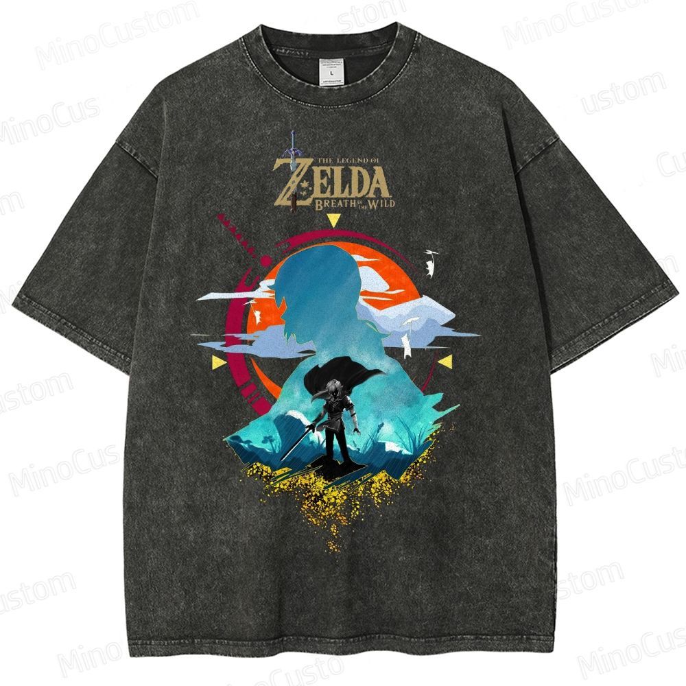 Zelda: Breath of the Wild Washed T-Shirt
