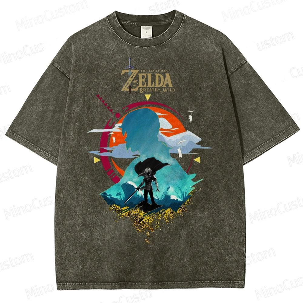 Zelda: Breath of the Wild Washed T-Shirt 