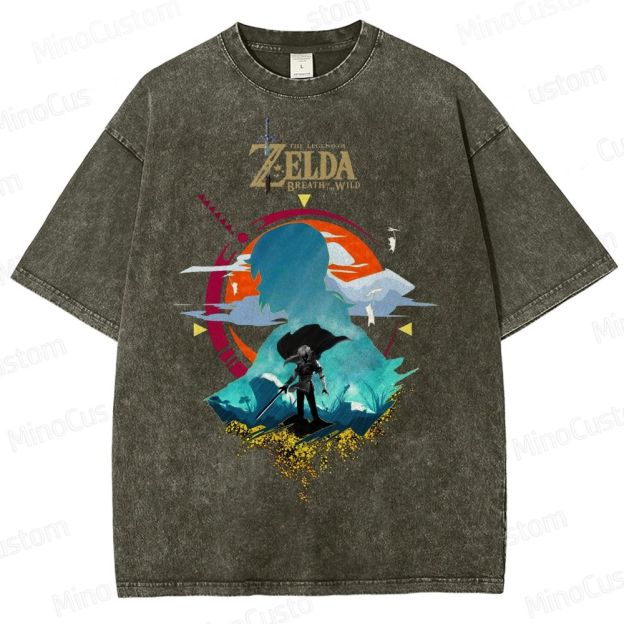 Zelda: Breath of the Wild Washed T-Shirt 
