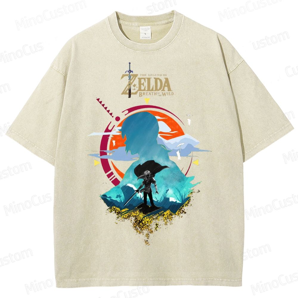 Zelda: Breath of the Wild Washed T-Shirt 