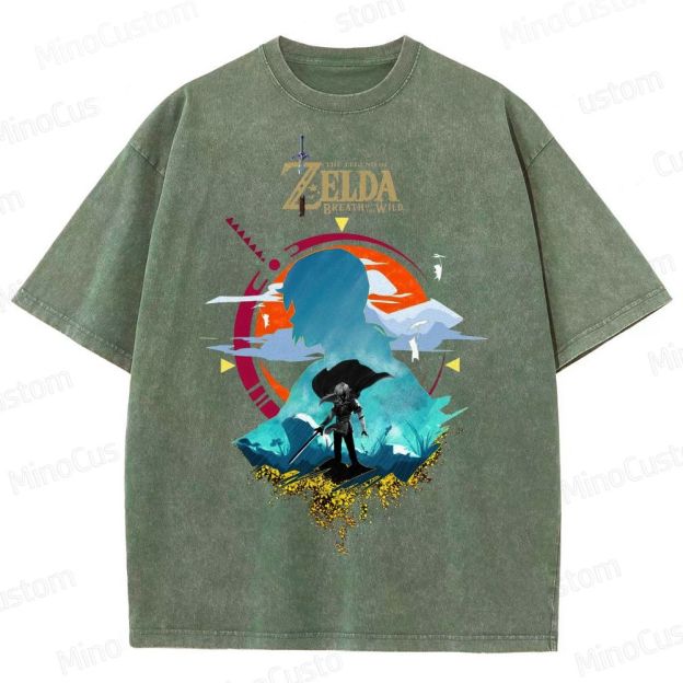 Zelda: Breath of the Wild Washed T-Shirt 
