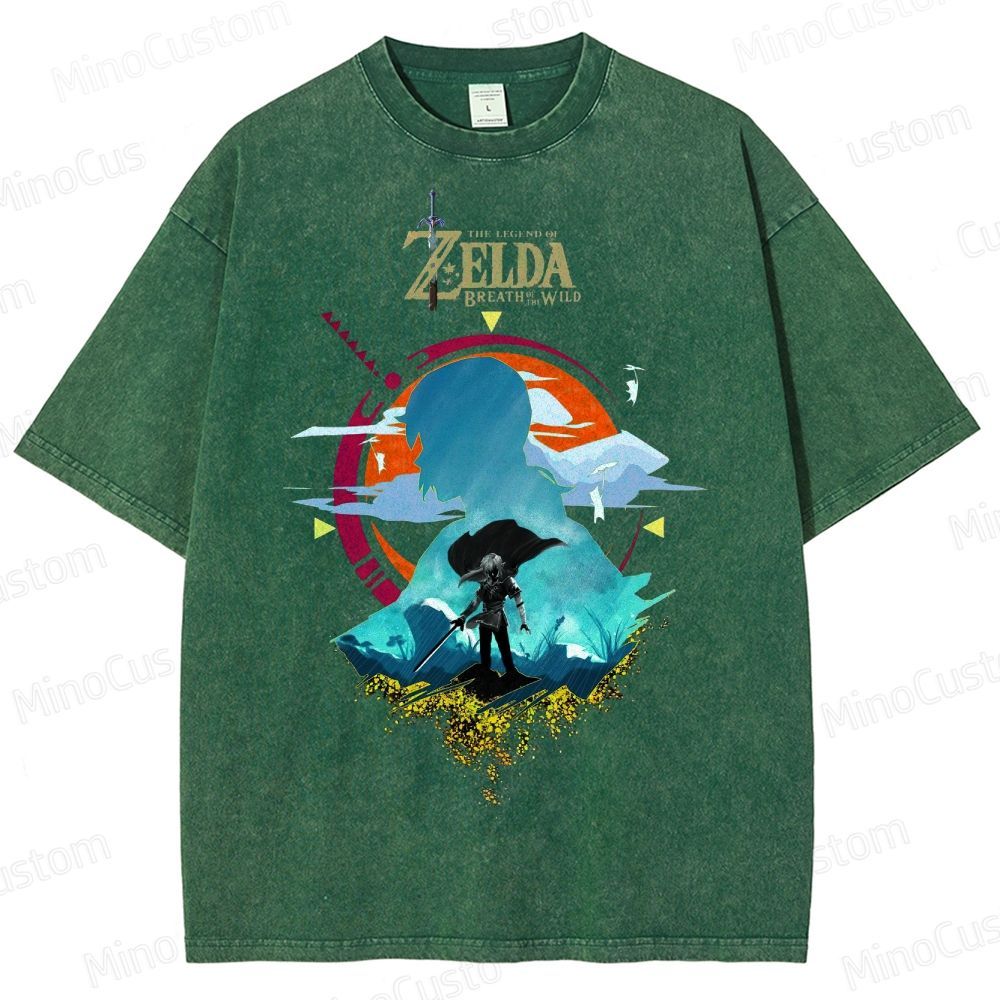 Zelda: Breath of the Wild Washed T-Shirt 