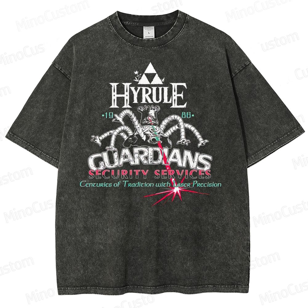Hyrule 1986 Guardians Washed T-Shirt 
