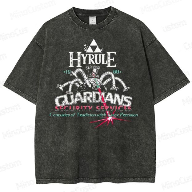Hyrule 1986 Guardians Washed T-Shirt 