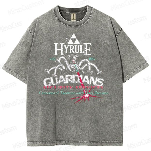 Hyrule 1986 Guardians Washed T-Shirt 